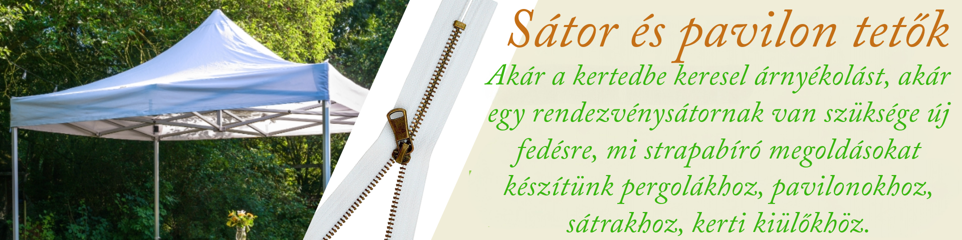 Sátor és pavilon tetől